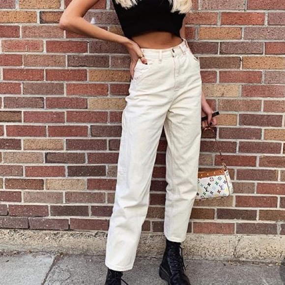 Twill ankle pants offwhite - Picture 4 of 5